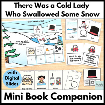 Preview of Mini Book Companion for There Was a Cold Lady Who Swallowed Some Snow