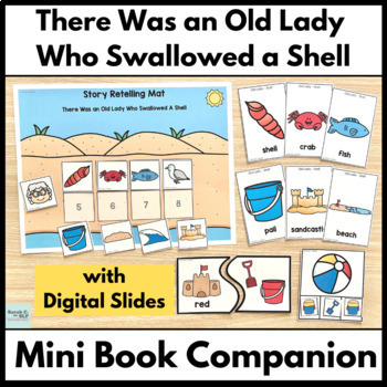Preview of Mini Book Companion for There Was an Old Lady Who Swallowed A Shell