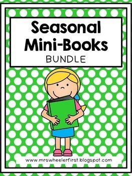First Grade Mini Books BUNDLE by Mrs Wheeler