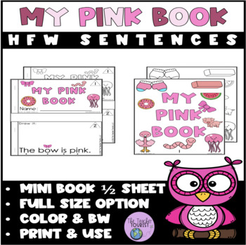 Preview of Mini Book Pink