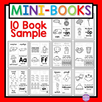 Mini-Book Sample by Teaching Little Learners | Teachers Pay Teachers