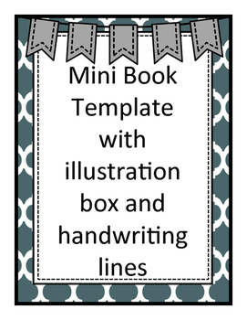 FREE! - Mini Book Template, Creative Writing & Drawing