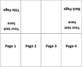 Mini-Book Template for Word