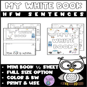 Preview of Mini Book White