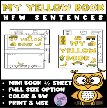 Preview of Mini Book Yellow