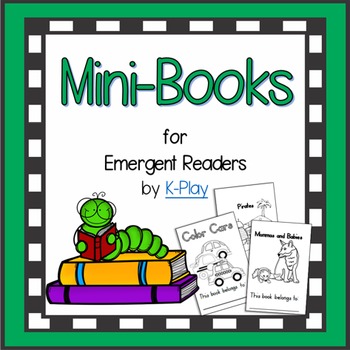 Emergent Readers Mini-Books by K-Play | Teachers Pay Teachers