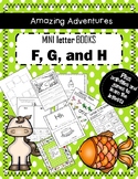 Mini Books to Teach Letters F, G and H