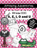 Mini Books with Beginning Short Sound A, E, I, O, U, games