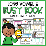 Mini Busy Book | Activity Book | Long Vowel E