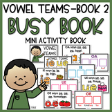 Mini Busy Book | Activity Book | Vowel Teams, Book 2