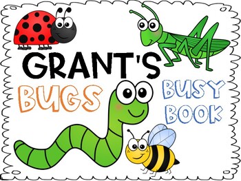 Preview of Mini Busy Book: Bugs!