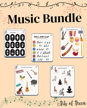 Preview of Mini Choir 3 years of Lesson Plans Bundle