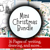 Mini Christmas Bundle | Creative Writing | Drawing | Scave