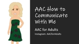 AAC How to Communicate with Me Flip Book