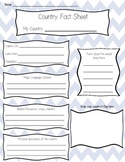 Mini-Country Report Sheet