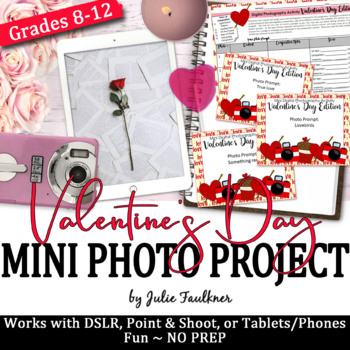 Preview of Mini Digital Photography Project, Valentine's Day Activity