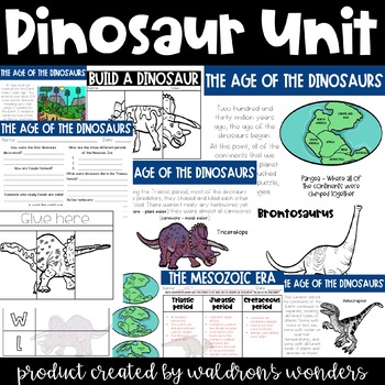 Preview of Mini Dinosaur Unit
