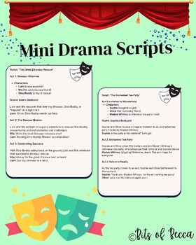 Preview of Early Elementary: Drama Scripts