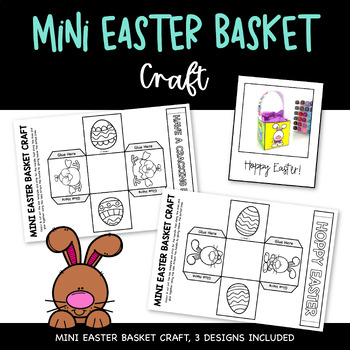 Preview of Mini Easter Basket Craft