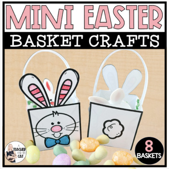 Easter Basket Craft - with & without template - Easy Paper Baskets! Simple  STEAM