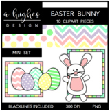 Mini Easter Bunny Clipart Set