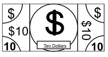 Free Printable Play Money Template for the Classroom