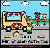 Mini Eraser Activities for Taco Erasers