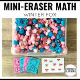 Math Centers with Fox Mini Erasers | Number Sense and Coun