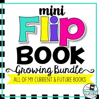 Preview of Mini Flip Book Growing Bundle: Grammar, Parts of Speech, Growth Mindset