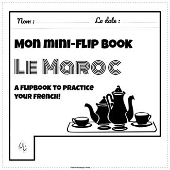 Preview of Mini Flip Book: Learn French by Learning About Morocco