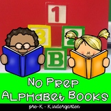 Mini Foldable Alphabet Books for preschool and kindergarte