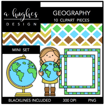 Preview of Mini Geography Clipart Set