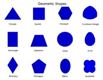 Preview of Mini Geomertic  Shapes Poster