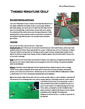 Preview of Mini-Golf Project Adds FUN to CLASS