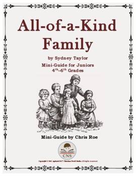 Preview of Mini-Guide for Juniors: All-of-a-Kind Family Workbook