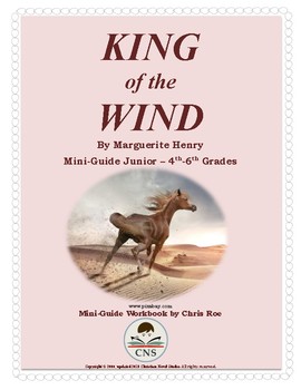 Preview of Mini-Guide for Juniors: King of the Wind Workbook