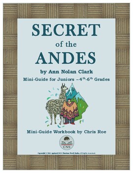Preview of Mini-Guide for Juniors: Secret of the Andes Workbook