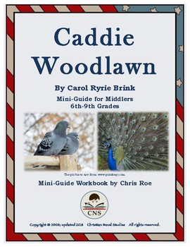 Preview of Mini-Guide for Middlers: Caddie Woodlawn Workbook