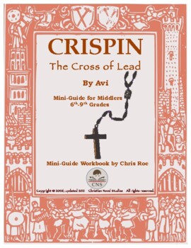 Preview of Mini-Guide for Middlers: Crispin -- The Cross of Lead Workbook