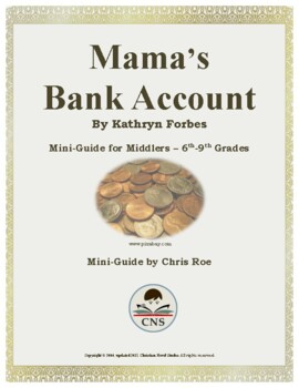 Preview of Mini-Guide for Middlers: Mama's Bank Account Interactive
