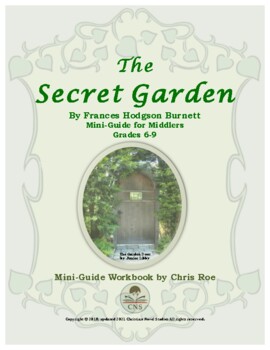 Preview of Mini-Guide for Middlers: The Secret Garden Workbook