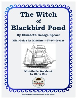 Preview of Mini-Guide for Middlers: The Witch of Blackbird Pond Workbook