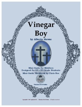 Preview of Mini-Guide for Middlers: Vinegar Boy Workbook