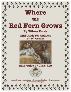 Preview of Mini-Guide for Middlers: Where the Red Fern Grows Interactive