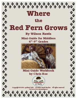 Preview of Mini-Guide for Middlers: Where the Red Fern Grows Workbook