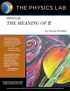 Preview of Middle School and High School Mathematics - Mini Lab: The Meaning of Pi
