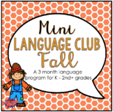Mini Language Club Fall