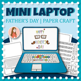 Mini Laptop | Father's day Paper Craft Activity
