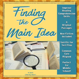 FINDING THE MAIN IDEA: Mini-lesson with Non-Fiction Texts