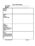 Mini Lesson Lesson Planning Template